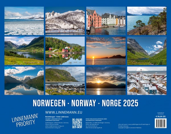 Calendar Norway 2025