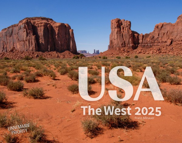 Wall Calendar USA The West 2025